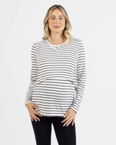 Leonie Maternity/ Nursing Stripe Top