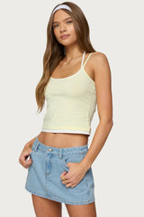 Roya Layered Halter Tank Top