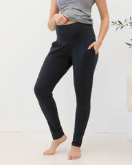 Eden Ultra Soft Maternity Lounge Pants in Black