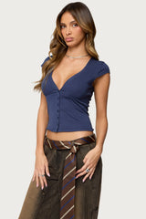 Alza Button Up Top