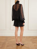 Drama of Exile silk-crepon mini dress