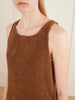 Cruise organic cotton-terry mini dress