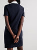 Cotton-blend jersey mini dress