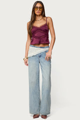 Tamar Satin Effect Tank Top