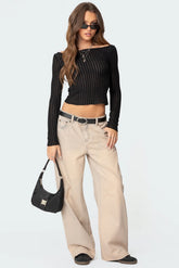 Dusty Washed Low Rise Baggy Jeans