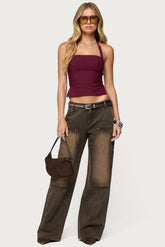 Ayla Low Rise Baggy Carpenter Jeans