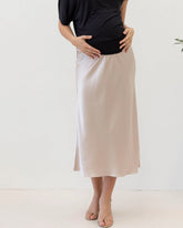 Stephany Satin Maternity Skirt