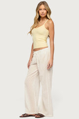 Aspyn V Neck Ribbed Tank Top