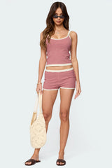 Saylor Striped Knit Tank Top