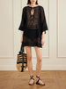 Metina crocheted cotton-blend mini dress