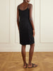 Embellished moire mini dress
