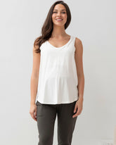 Maternity Swing Tank with Nursing Access in White