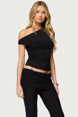 Halli Twisted Off Shoulder Top