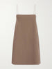 Organic cotton-poplin mini dress
