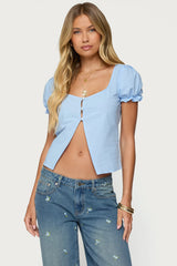 Dorothea Split Front Top