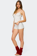 Viola Floral Lacey Tank Top