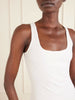 Embossed jersey mini dress