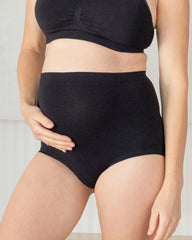 Bamboo Maternity Brief In Black