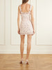 Floral-print silk mini dress