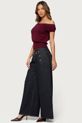 Michaela Off Shoulder Knit Top