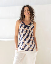 Stripe Maternity V neckline Summer Top