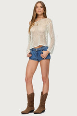 Kalley Off Shoulder Crochet Top