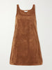Cruise organic cotton-terry mini dress