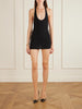 Crepe jersey mini dress