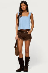 Viviana Linen Look Top