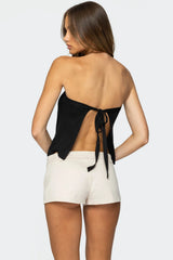 Vera Keyhole Backless Top