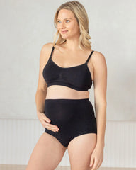Bamboo Maternity Brief In Black