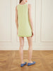 Jacquard-knit cotton mini dress