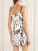 Sequined silver-tone chainmail mini dress