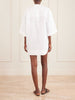 Caftan cotton mini dress