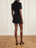 Wool-crepe mini dress