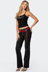 Avril Low Rise Bootcut Jeans