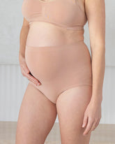 Bamboo Maternity Brief In Nude