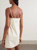Edge striped organic cotton mini dress