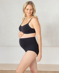 Bamboo Maternity Brief In Black