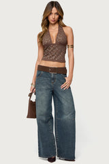 Santi Low Rise Baggy Jeans