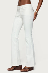 Mattea Low Rise Flared Jeans