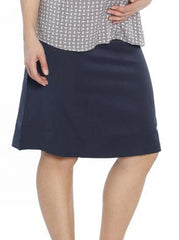 A-Line Style Maternity Work Skirt in Navy