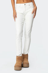 Berta Low Rise Skinny Jeans
