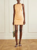 Thora open-back linen mini dress