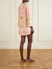 Aster shift linen mini dress