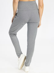 Eden Maternity lounge Pants in Thin Navy Stripes
