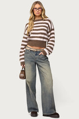 Vintage Washed Low Rise Baggy Jeans