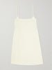 Edge striped organic cotton mini dress