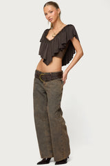 Petite Ace Low Rise Baggy Jeans