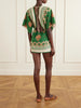 Inundada De Color printed cotton-voile mini dress